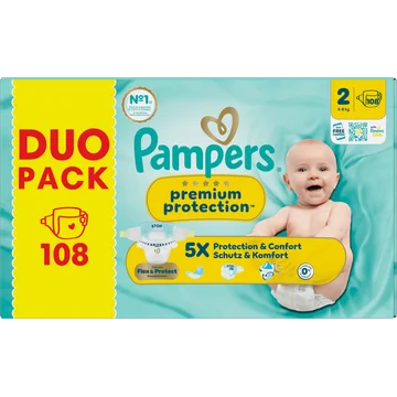 Pampers Premium Protection Maat 2, 108 Luiers