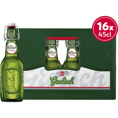 Grolsch - Pils - Krat - 16 x 450ML