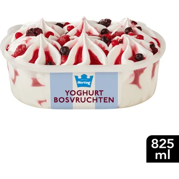 Hertog IJs IJssalon Yoghurt Bosvruchten 825ml