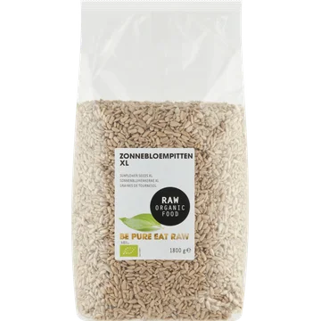 Raw Organic Food Zonnebloempitten XL 1800 g