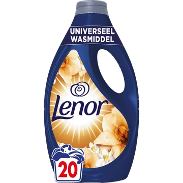 LENOR Vloeibaar Wasmiddel 20 Wasbeurten, Amber & Orchidee