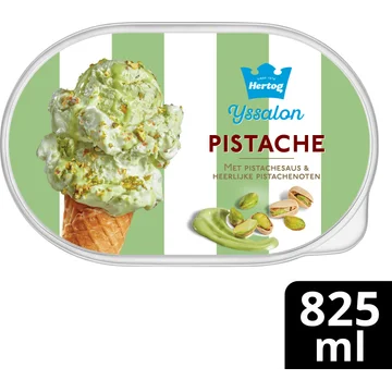 Hertog IJssalon IJs Pistache 825 ml