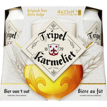 Tripel Karmeliet Belgisch Bier Blikken 4 x 33 cl