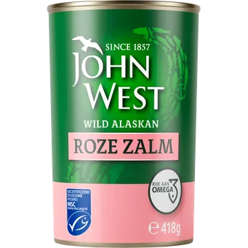 John West Wilde Roze Zalm 418g