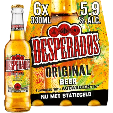 Desperados Original Bier Fles 6 x 330ml