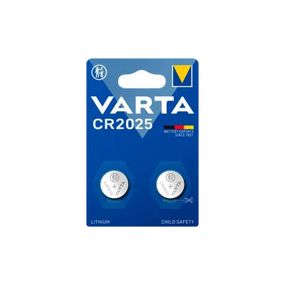 Varta Knoopcel CR2025 Lithium 2 Stuks