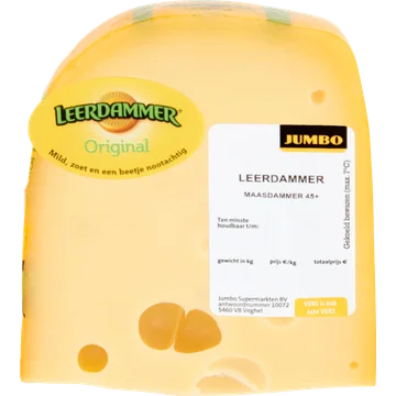 Jumbo Leerdammer Maasdammer Kaas 45+ ca. 500 g