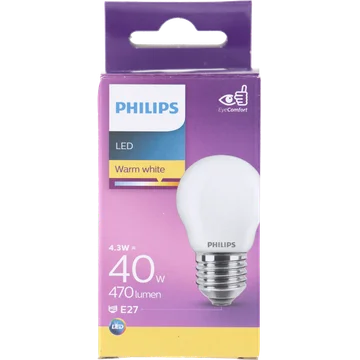 Philips Led Kogel 40W E27 box