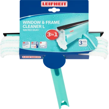 Leifheit Window & Frame Cleaner L Micro Duo 3 in 1
