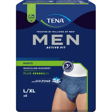 TENA Men Active Fit Pants Large 8 Stuks