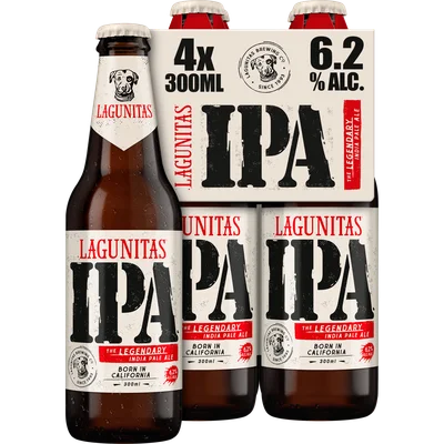 Lagunitas IPA Flessen 4 x 300 ml