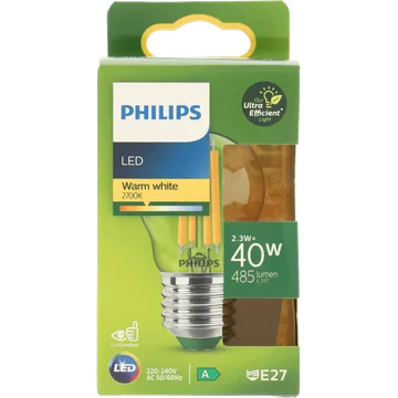 Philips Ultra Efficient LED Kogellamp E27