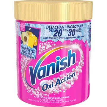 Vanish Oxi Action Wasbooster Poeder - Vlekverwijderaar Voor Gekleurde Was - 470g