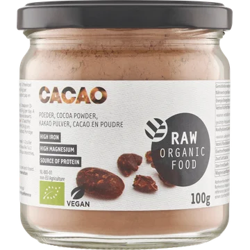 Raw Organic Food Cacaopoeder 100 g
