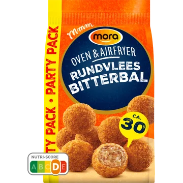 Mora Oven & Airfryer Rundvlees Bitterballen Party Pack 30 x 20 g