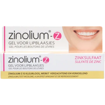 Zinolium ZZ gel voor lipblaasjes 5 g
