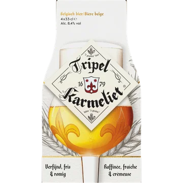 Tripel Karmeliet Bier Flessen 4 x 33 cl