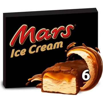 Mars Ijs repen chocolade caramel 6-pack