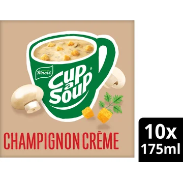 Knorr Champignon Crème Cup-a-Soup 10 x 175 ml