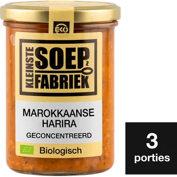 Kleinste Soep Fabriek Bio Marokkaanse Harira Krachtige Maaltijdsoep 400 ml