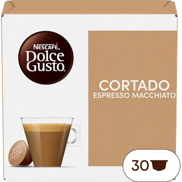 NESCAFÉ Dolce Gusto, Café Cortado Espresso, 30 capsules, 189,4 gr
