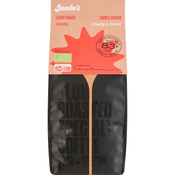 Jumbo's Bio Koffiebonen Light Roast Colombia Fruitig & Funky 500 g