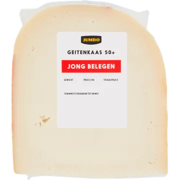 Jumbo Geitenkaas 50+ Jong Belegen Stuk ca. 350 g