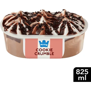 Hertog Cookie Crumble 825ML