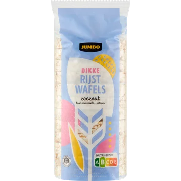 Jumbo Dikke Rijstwafels Zeezout 120 g