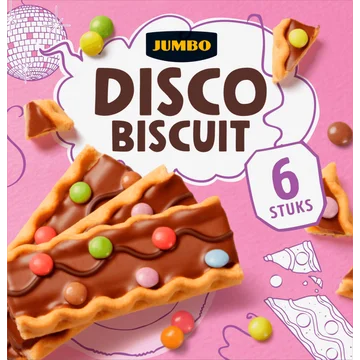 Jumbo Disco Biscuit 6 Stuks