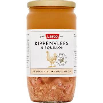 Larco Kippenvlees in Bouillon 800 ml