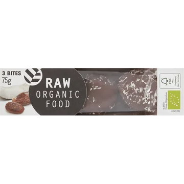 Raw Organic Food Kokos Cacao Bites 3 Stuks 75 g
