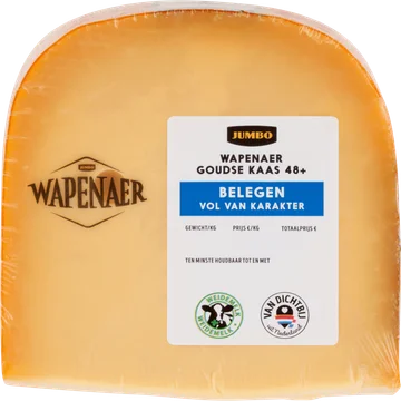 Wapenaer Goudse Kaas Belegen 48+ Stuk ca. 402 g