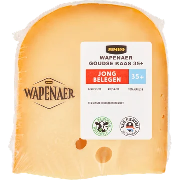 Wapenaer Goudse Kaas Jong Belegen 35+ Stuk ca. 375 g