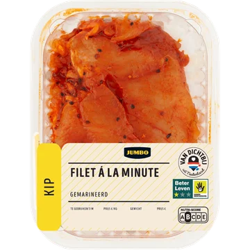 Jumbo Filet à la Minute Gemarineerd Kip ca 230 g