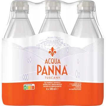 Acqua Panna Niet-Bruisend Mineraalwater 6x500ML
