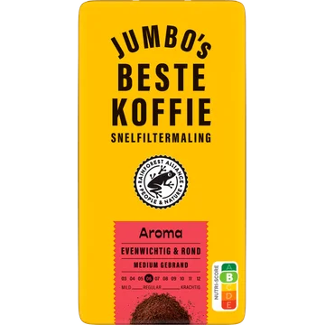 Jumbo's Beste Koffie Snelfiltermaling Aroma 250 g