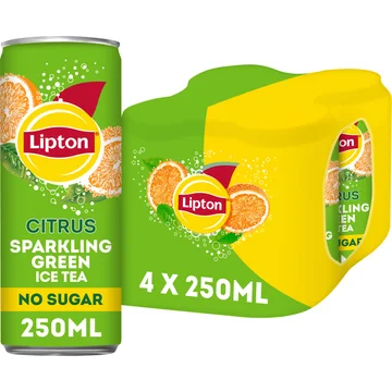 Lipton Green Citrus Sparkling 4x250ML