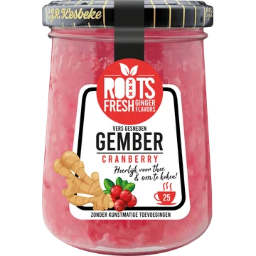 Roots Gember Cranberry 220g