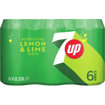 7Up Refreshing Lemon & Lime Taste Frisdrank 6 x 330ml