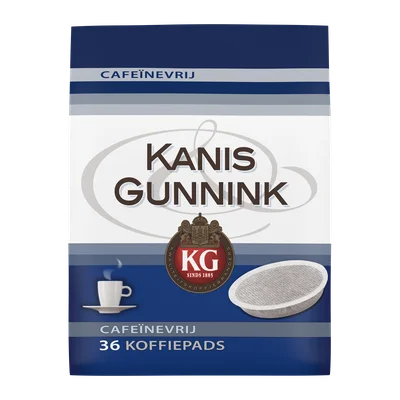 Kanis & Gunnink Cafeïnevrije Koffiepads 36 Stuks