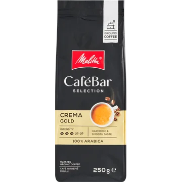 Melitta CaféBar Selection Crema Gold Filterkoffie 250g