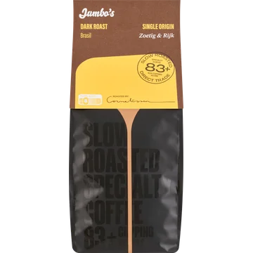 Jumbo's Koffiebonen Dark Roast Brasil Zoetig & Rijk 500 g