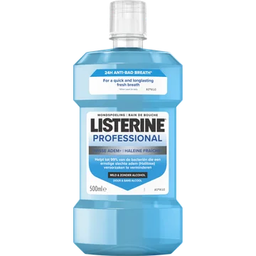 Listerine Professional Mondspoeling Frisse Adem+ 500 ml