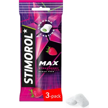 Stimorol Max Strawberry Lime 3x20g