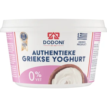 Dodoni Authentieke Griekse Yoghurt 0% Vet 500 g