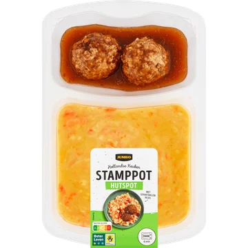 Jumbo Stamppot Hutspot met Gehaktballen in Jus 500 g