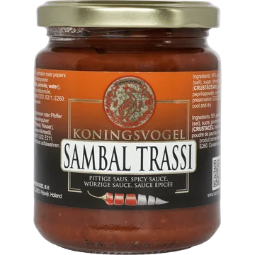 Koningsvogel Sambal Trassi 270 g