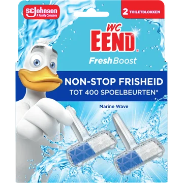 WC Eend Fresh Boost Marine Wave 2 x 16 g