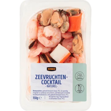 Jumbo Zeevruchtencocktail Naturel 150 g